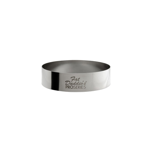 Fat Daddio's ProSeries Cake and Pastry Ring, 0.75" High, Stainless Steel, FINAL SALE