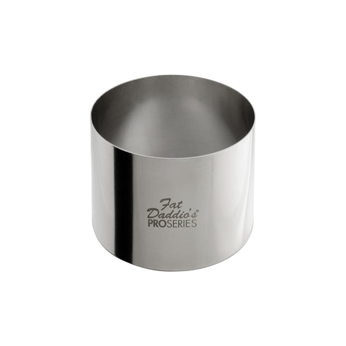 Fat Daddio's ProSeries Cake and Pastry Ring, 2" High, Stainless Steel, FINAL SALE