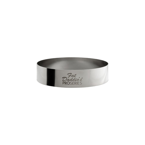 Fat Daddio's ProSeries Cake and Pastry Ring, 0.75" High, Stainless Steel, FINAL SALE
