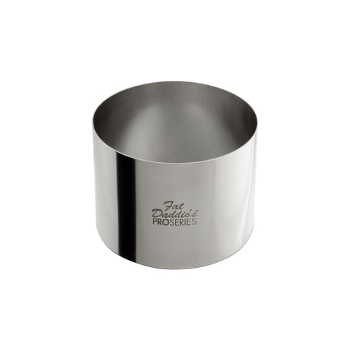 Fat Daddio's ProSeries Cake and Pastry Ring, 2.375" High, Stainless Steel, FINAL SALE