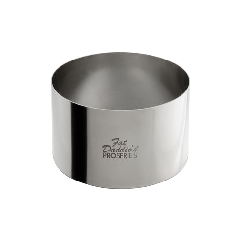 Fat Daddio's ProSeries Cake and Pastry Ring, 2" High, Stainless Steel, FINAL SALE