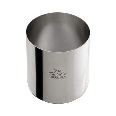 Fat Daddio's ProSeries Cake and Pastry Ring, 2.375" High, Stainless Steel, FINAL SALE