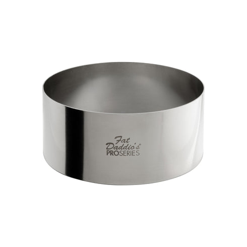 Fat Daddio's ProSeries Cake and Pastry Ring, 1.75" High, Stainless Steel, FINAL SALE