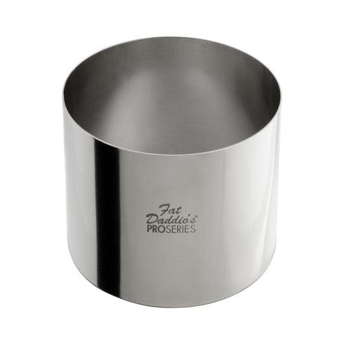 Fat Daddio's ProSeries Cake and Pastry Ring, 2.375" High, Stainless Steel, FINAL SALE