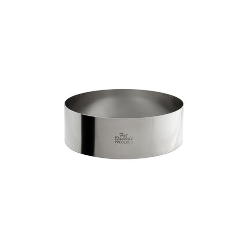 Fat Daddio's ProSeries Cake and Pastry Ring, 2" High, Stainless Steel, FINAL SALE