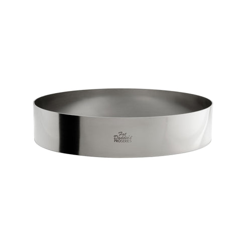 Fat Daddio's ProSeries Cake and Pastry Ring, 2" High, Stainless Steel, FINAL SALE