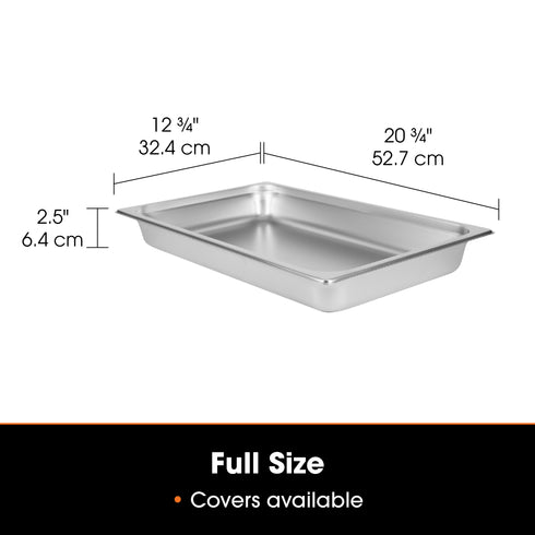 Articles de signature | Bac gastronome pleine grandeur, acier inoxydable de calibre 24