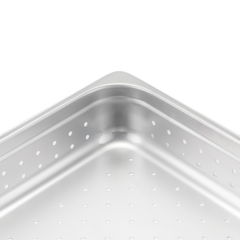 Articles de signature | Bac gastronome perforée demi taille, acier inoxydable de calibre 24