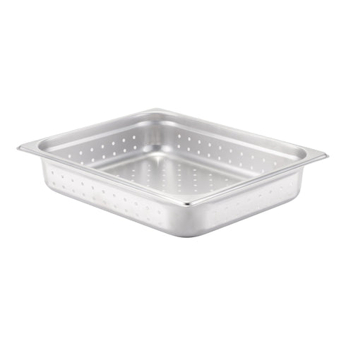 Articles de signature | Bac gastronome perforée demi taille, acier inoxydable de calibre 24