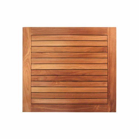 Teck de Muskoka | Dessus de table carré, 36" x 36", teck naturel