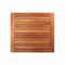 Teck de Muskoka | Dessus de table carré, 36" x 36", teck naturel
