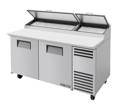 True TPP-AT-67-HC 67"Solid Double Door Alternate Top Pizza Prep Table