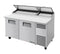True TPP-AT-67-HC 67"Solid Double Door Alternate Top Pizza Prep Table