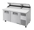 True TPP-AT-67-HC 67"Solid Double Door Alternate Top Pizza Prep Table