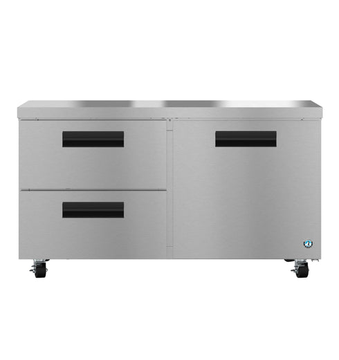 Hoshizaki | Réfrigérateur sous comptoir UR60B-D2, 2 tiroirs, porte simple, 60", 115V