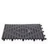 San Jamar Versa-Mat Interlocking Shelf Matting, 12" x 12", Black