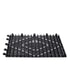 San Jamar Versa-Mat Interlocking Shelf Matting, 12" x 12", Black