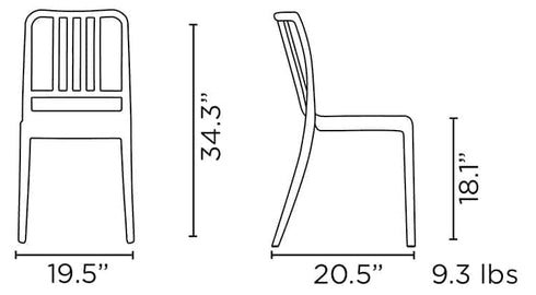 Papatya Varia Side Chair (4-pack)