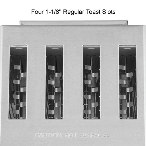 Waring WCT805B Heavy-Duty 4-Slot Toaster, 2700W, 208V