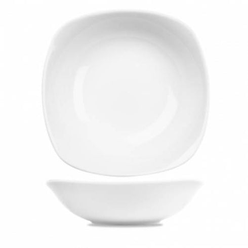 Churchill | Bol carré Art de Cuisine, 45 oz, porcelaine blanche (paquet de 6), VENTE FINALE