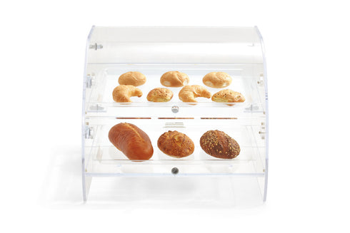 Vollrath Countertop Extra Large Bakery Case, 2 Shelves, Front and Rear Doors, Acrylic, FINAL SALE