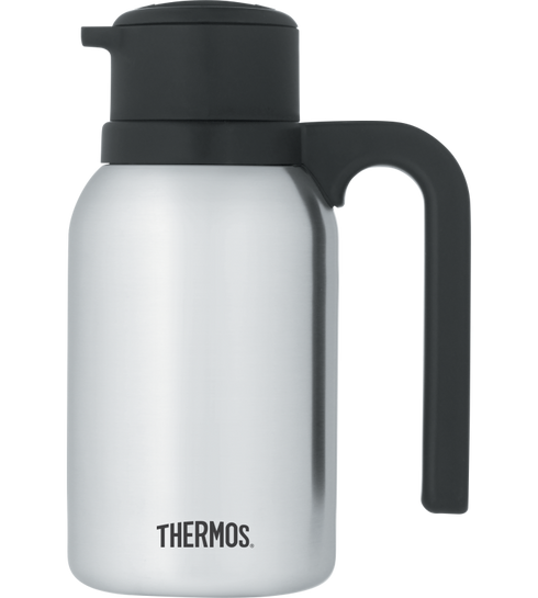 Thermos Twist & Pour Vacuum Carafe, Stainless Steel