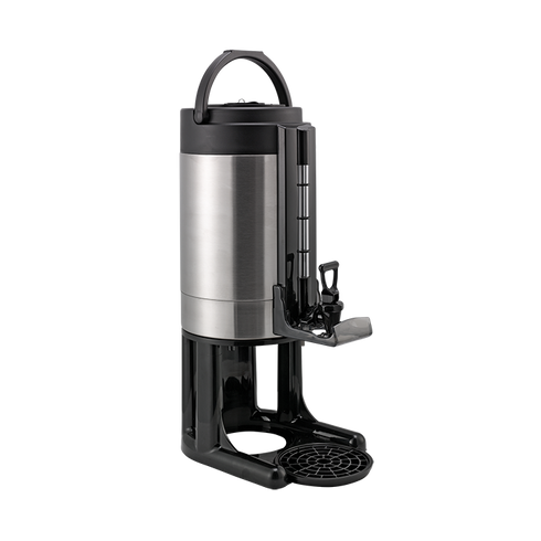 Idées de services | Distributeur de boissons à contenant thermique universel, 1,5 gal, Acier inoxydable