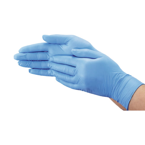 Globe Nitrile Gloves, Powder-Free, 4 Mil Blue (100-pack)