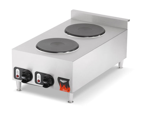 Vollrath | Plaque chauffante électrique de comptoir Cayenne 15", 2 brûleurs, 208/240V