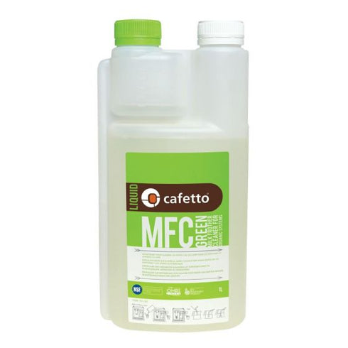 Cafétto | Nettoyant pour conduites de lait vert MFC, 1 L
