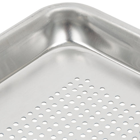 Vollrath Wear-Ever Heavy-Duty Perforated Bun Pan, Wire Rimmed, Aluminum