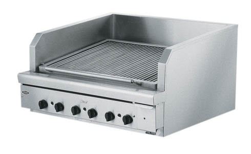 Quest 105-BROQB40 Charbroiler, 40", Round Rod Grids, Natural Gas, FINAL SALE