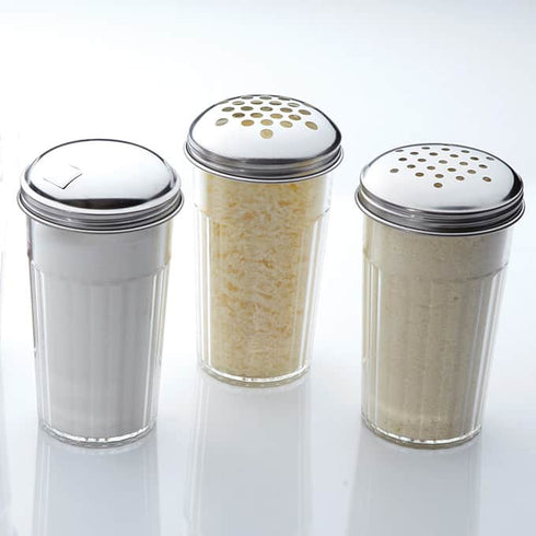 American Metalcraft Cheese / Spice Shaker, Extra Large Holes, 12 oz, Plastic/Stainless Steel