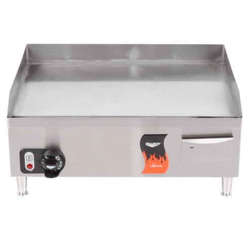 Vollrath | Plaque chauffante électrique à dessus plat Cayenne de 24 po, 220V