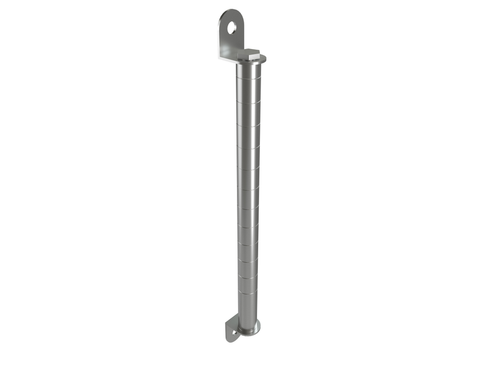 Tarrison Wall Mount Chrome Post Kit, 34"