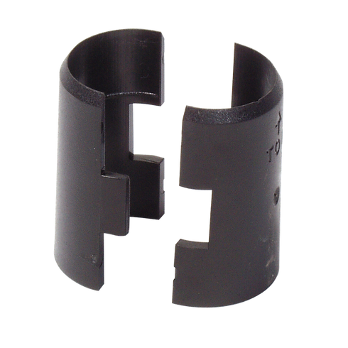 Tarrison Plastic Shelf Clips, Black (4-pack)
