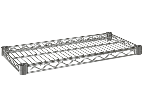 Garnison | Tablette métallique PolySeal de 14 po de profondeur, argent