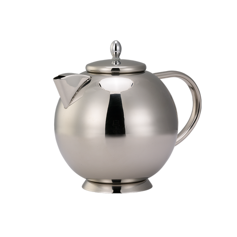 Idées de services | Théière classique Tea Time, acier inoxydable poli
