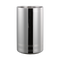 Service Ideas Double Wall Wine Chiller with Band Accents, Polished Stainless Steel