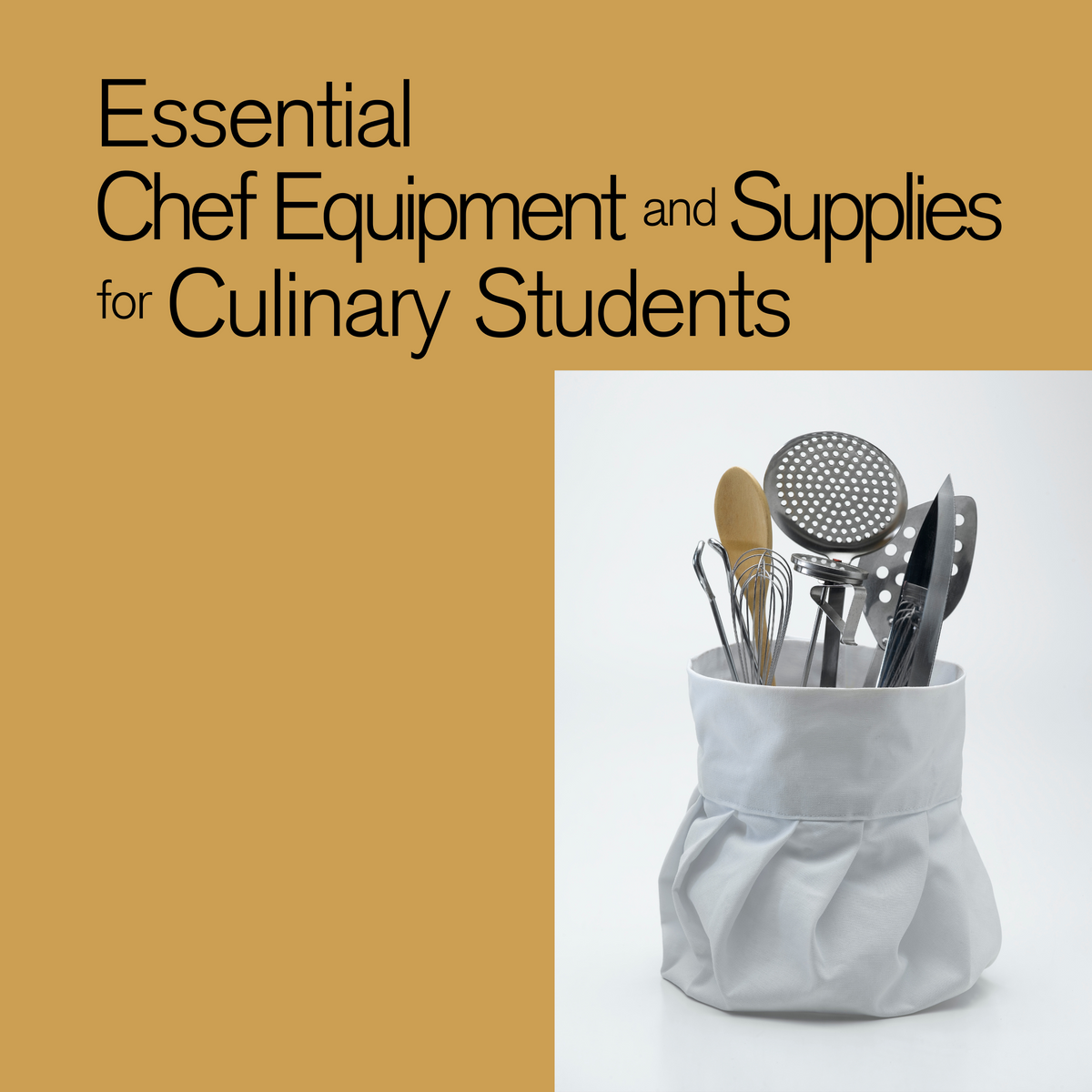 Essential Chef Equipment For Culinary Students – ChefEquipment.com