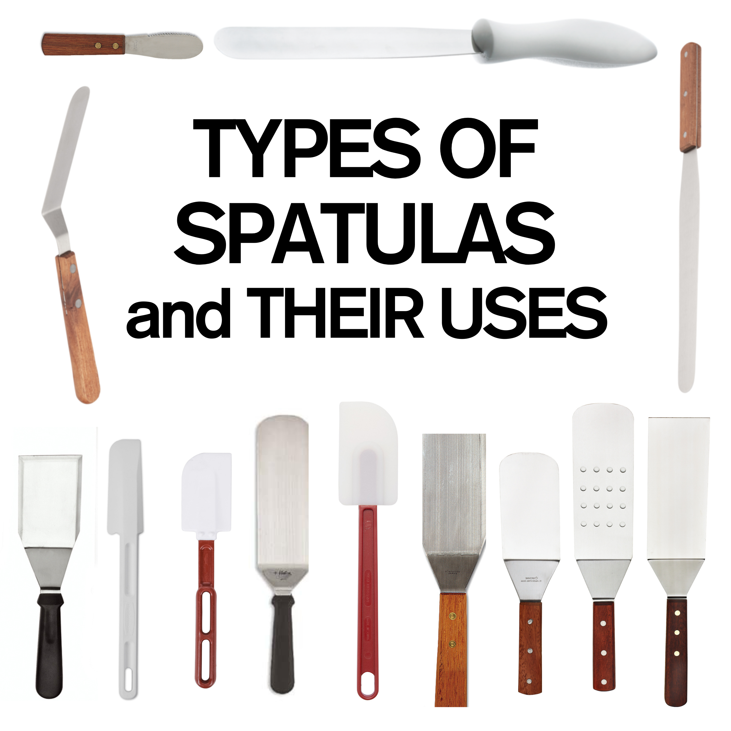 Spatula Building Différents types de spatules et leurs utilisations – ChefEquipment.com