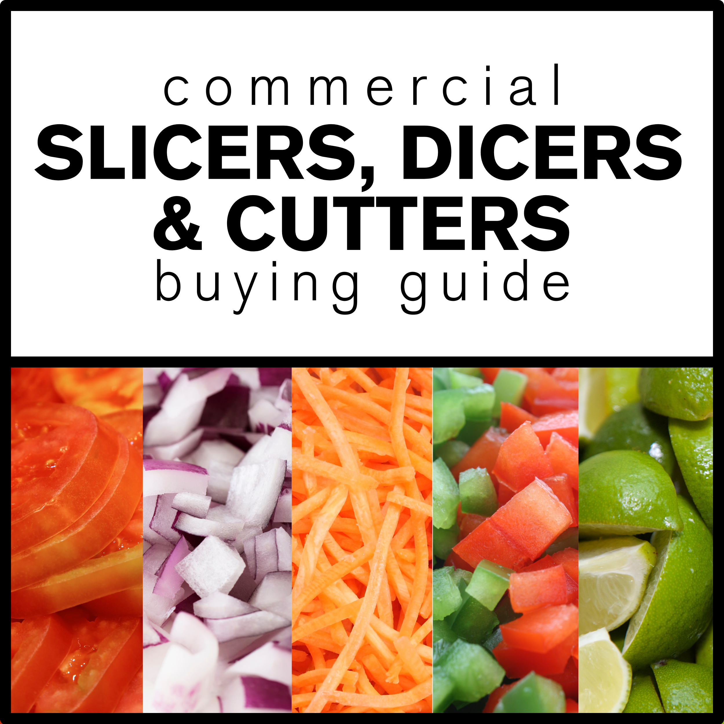 Essential Commercial Manual Food Processors: Slicers, Dicers
