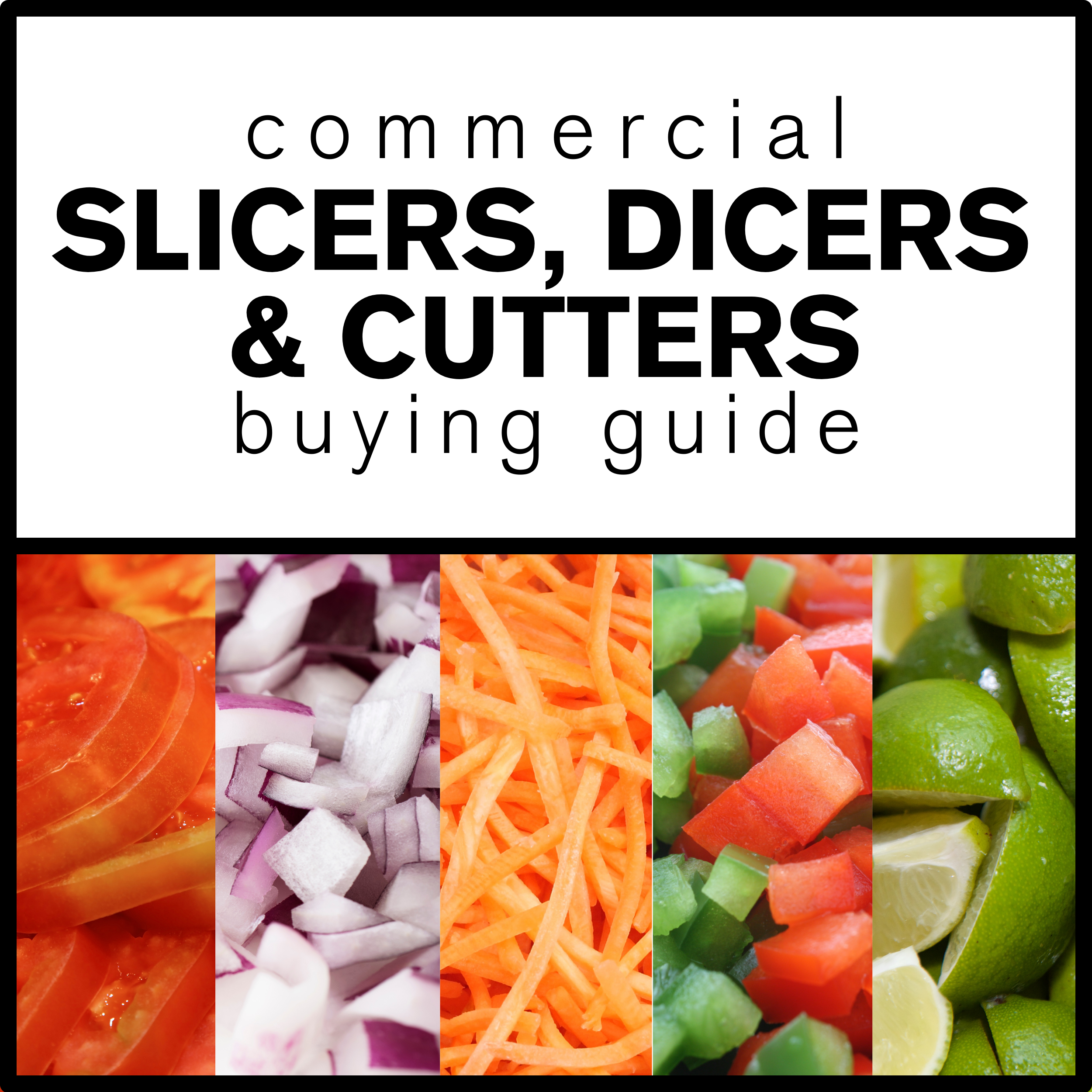 Essential Commercial Manual Food Processors: Slicers, Dicers & Cutters –