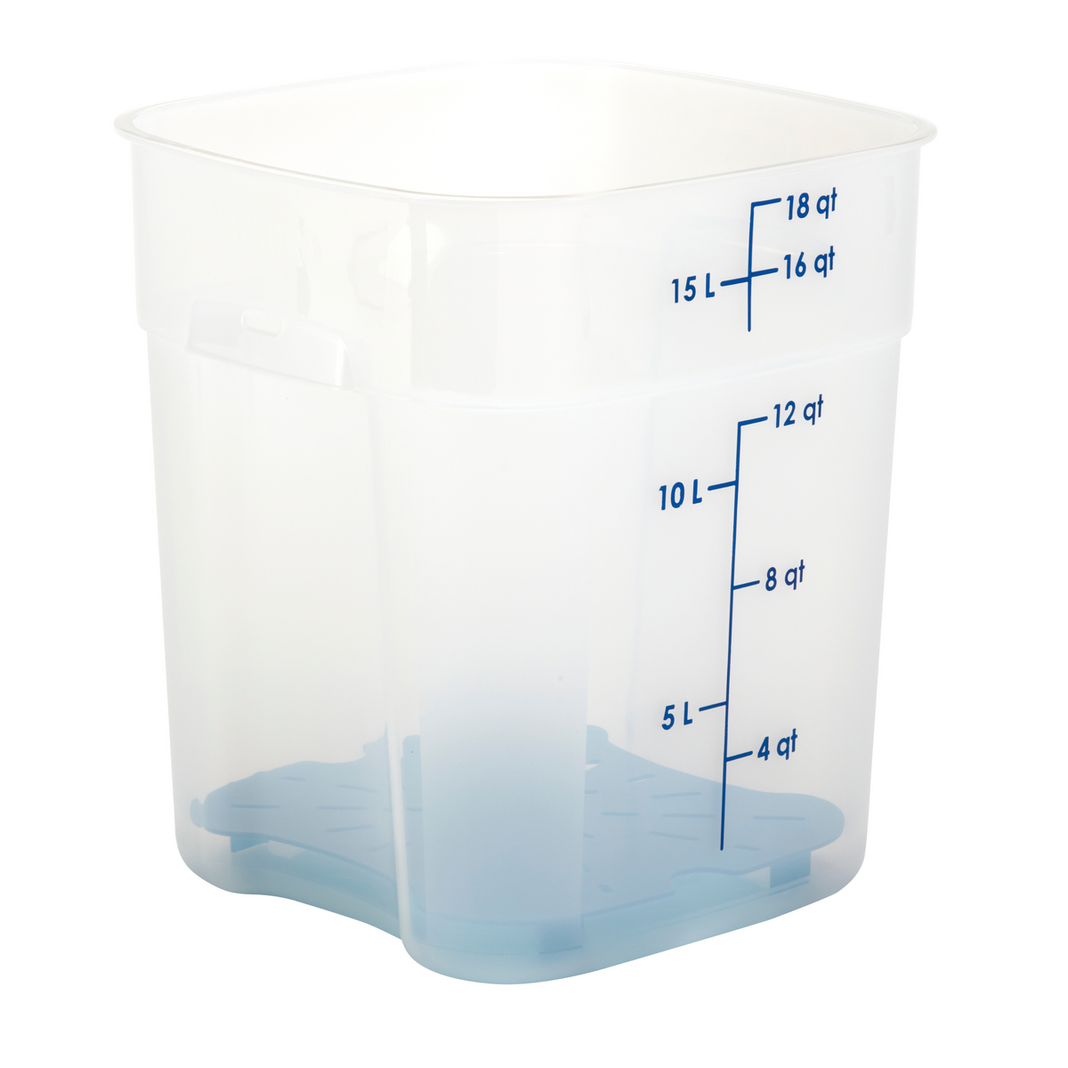 Cambro CamSquares FreshPro Storage Container, 18 qt, Translucent ...