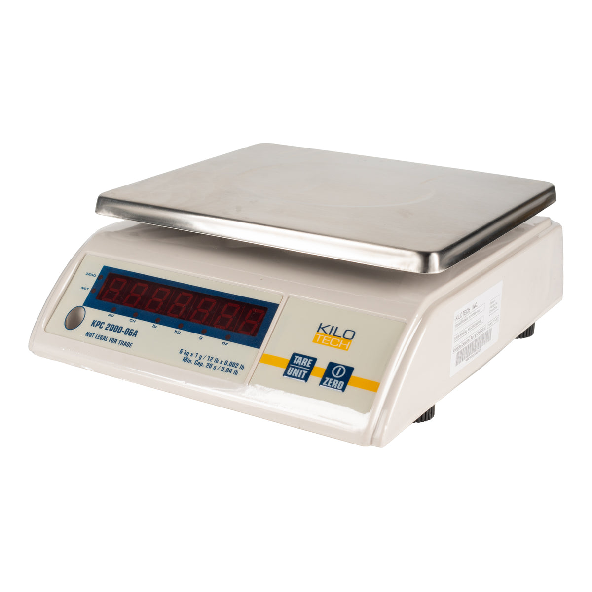 Kilotech KPC-2000-06A Digital Portion Control Scale, 6 kg ...