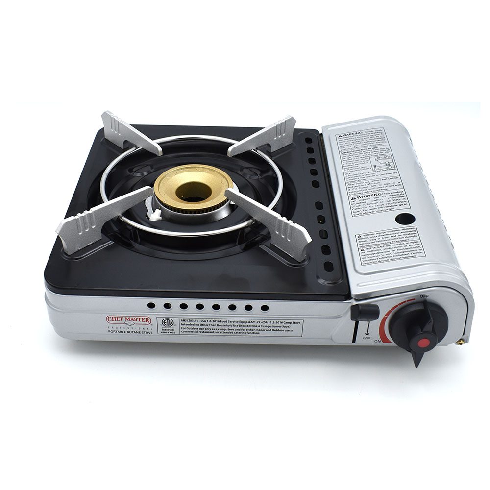 Chef Master Portable Butane Stove, 12,000 BTU – ChefEquipment.com