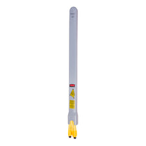 Rubbermaid Floor Caution Sign, Pop Up, Multilingual, 3 Sided, Yellow