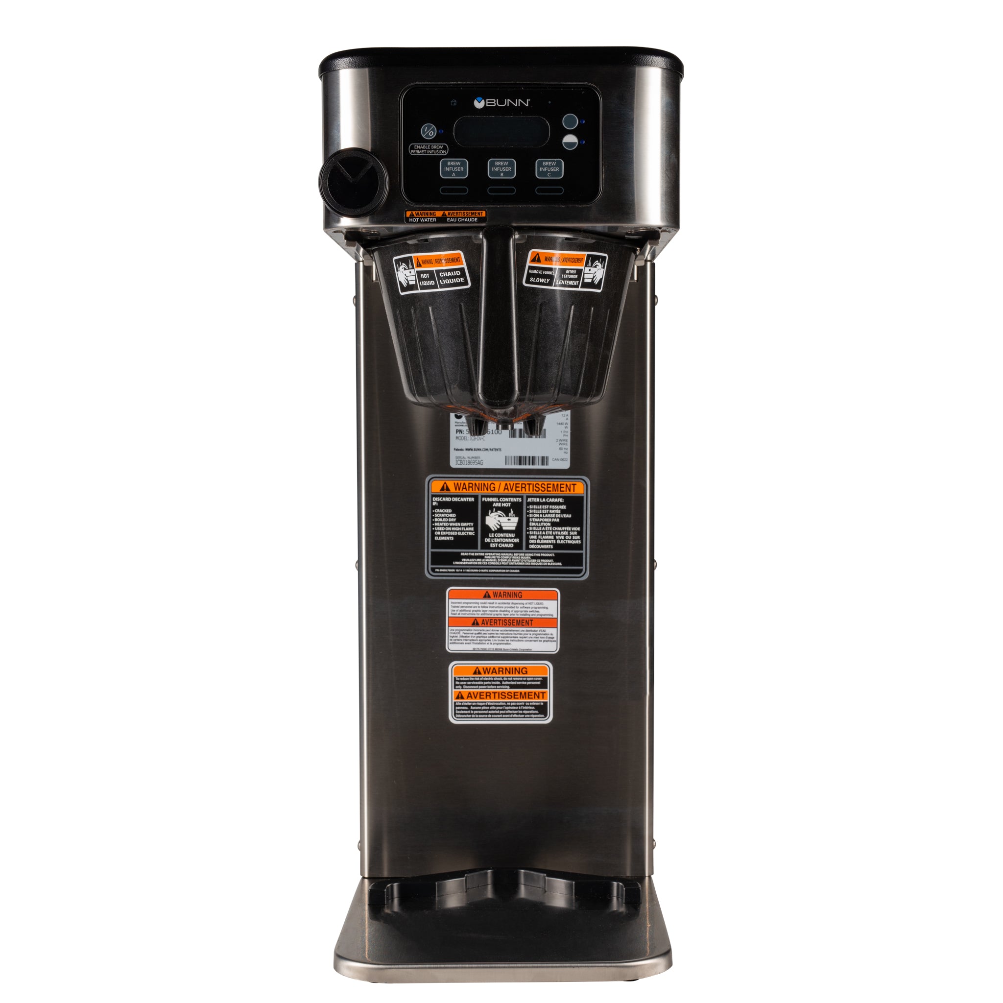 Bunn ICB-DV Automatic Infusion Coffee Brewer (Black)