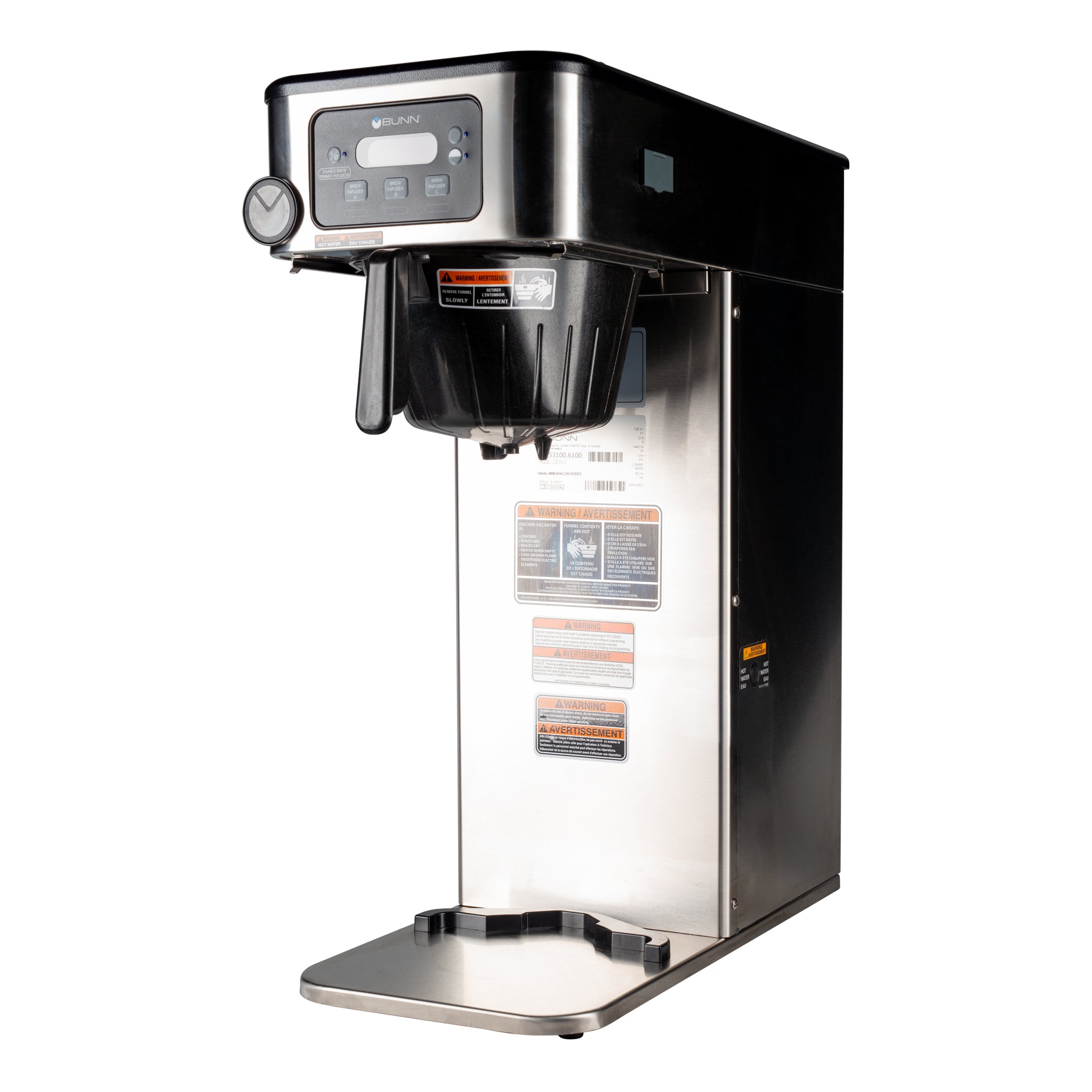 Bunn ICB-DV Automatic Infusion Coffee Brewer (Black)