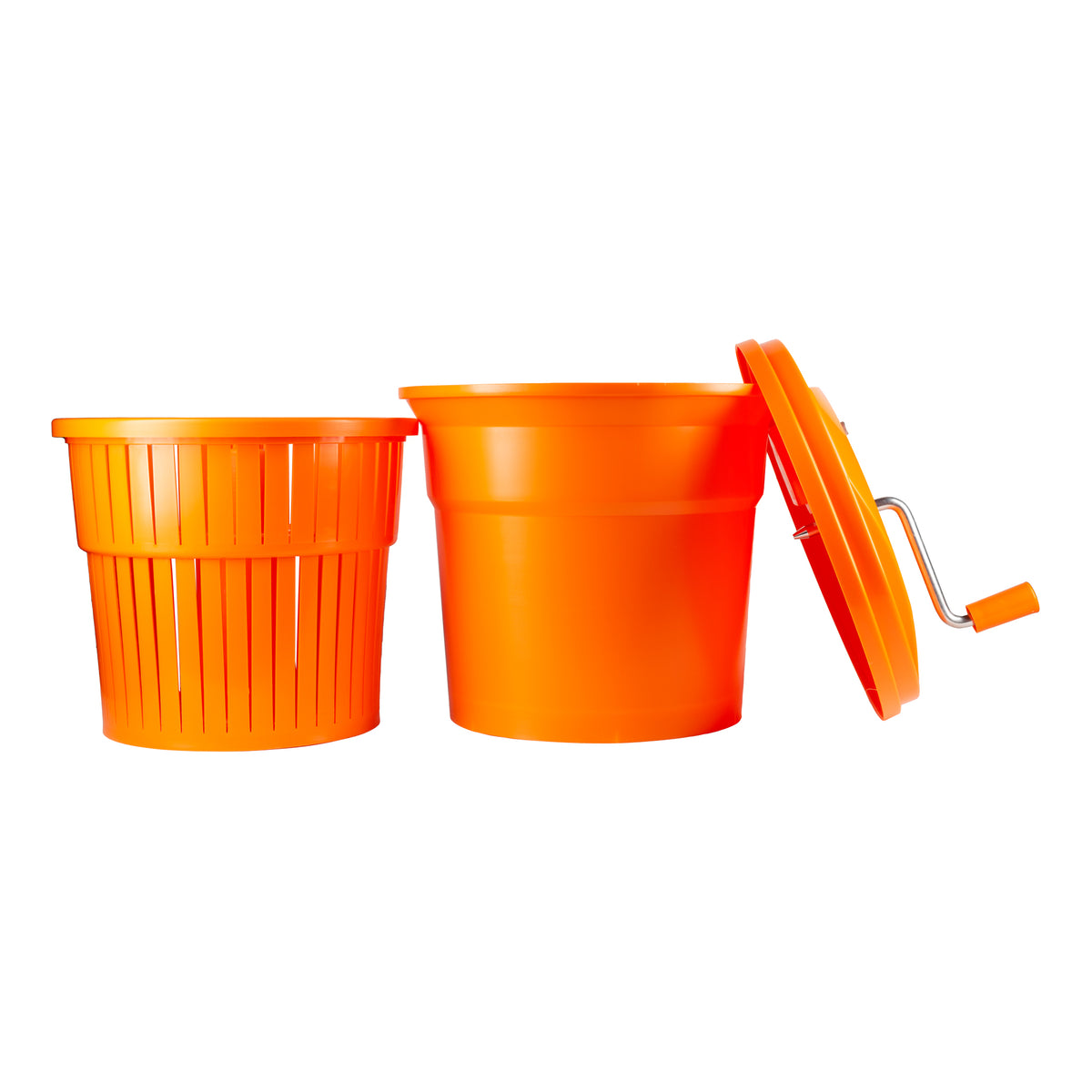 LARGE 5L SALAD SPINNER VEGETABLE WASHER WITH BOWL JUMBO SALAD SPINNER
